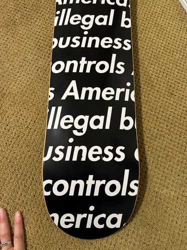 Supreme Illegal Business Skate Deck