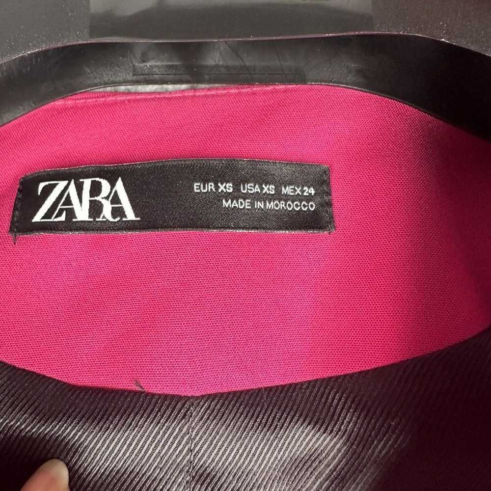 Zara - pink blazer Mini dress Barbie Core Without… - image 4