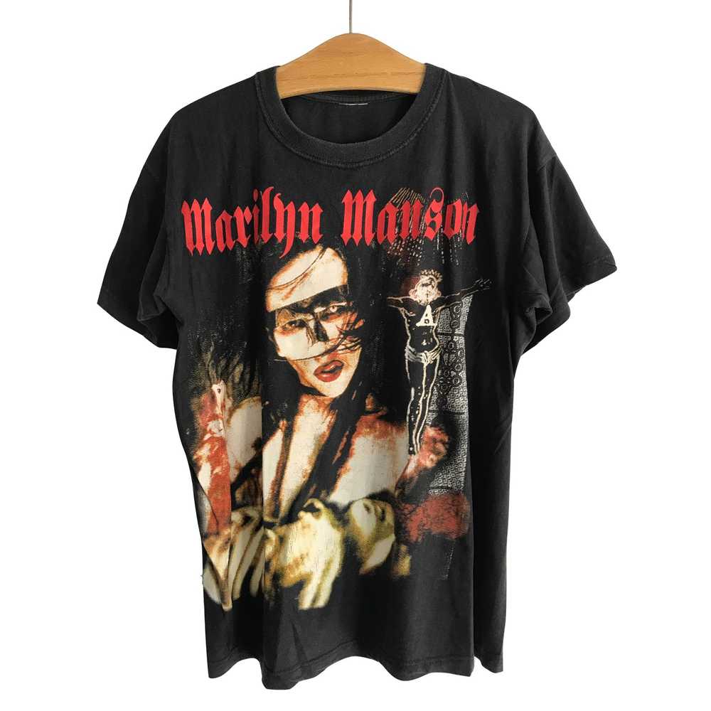 Band Tees × Vintage Vintage rare Marilyn Manson B… - image 1