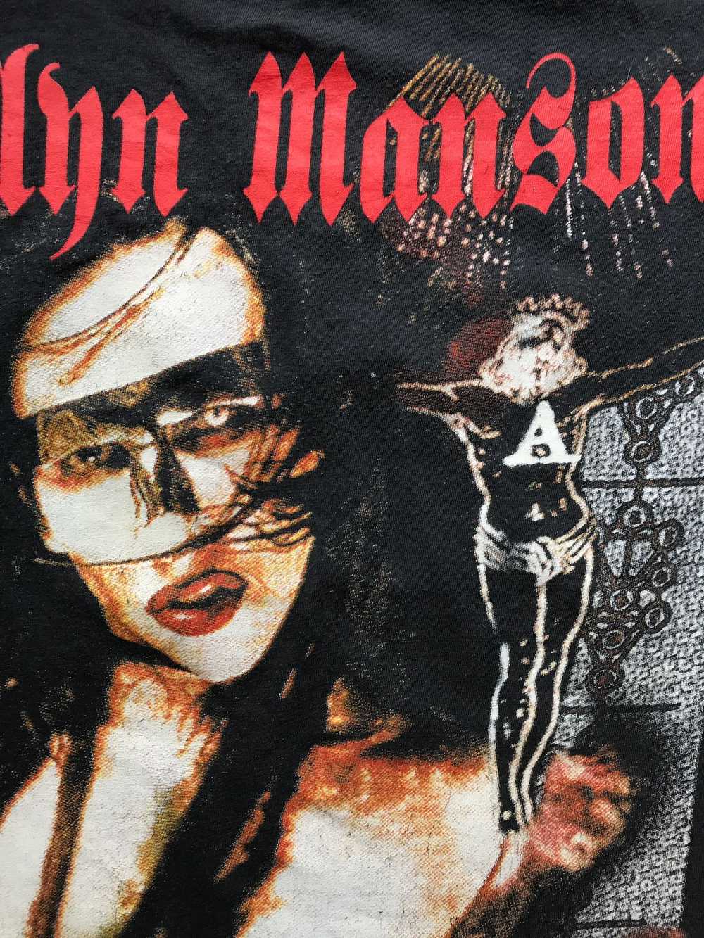 Band Tees × Vintage Vintage rare Marilyn Manson B… - image 4