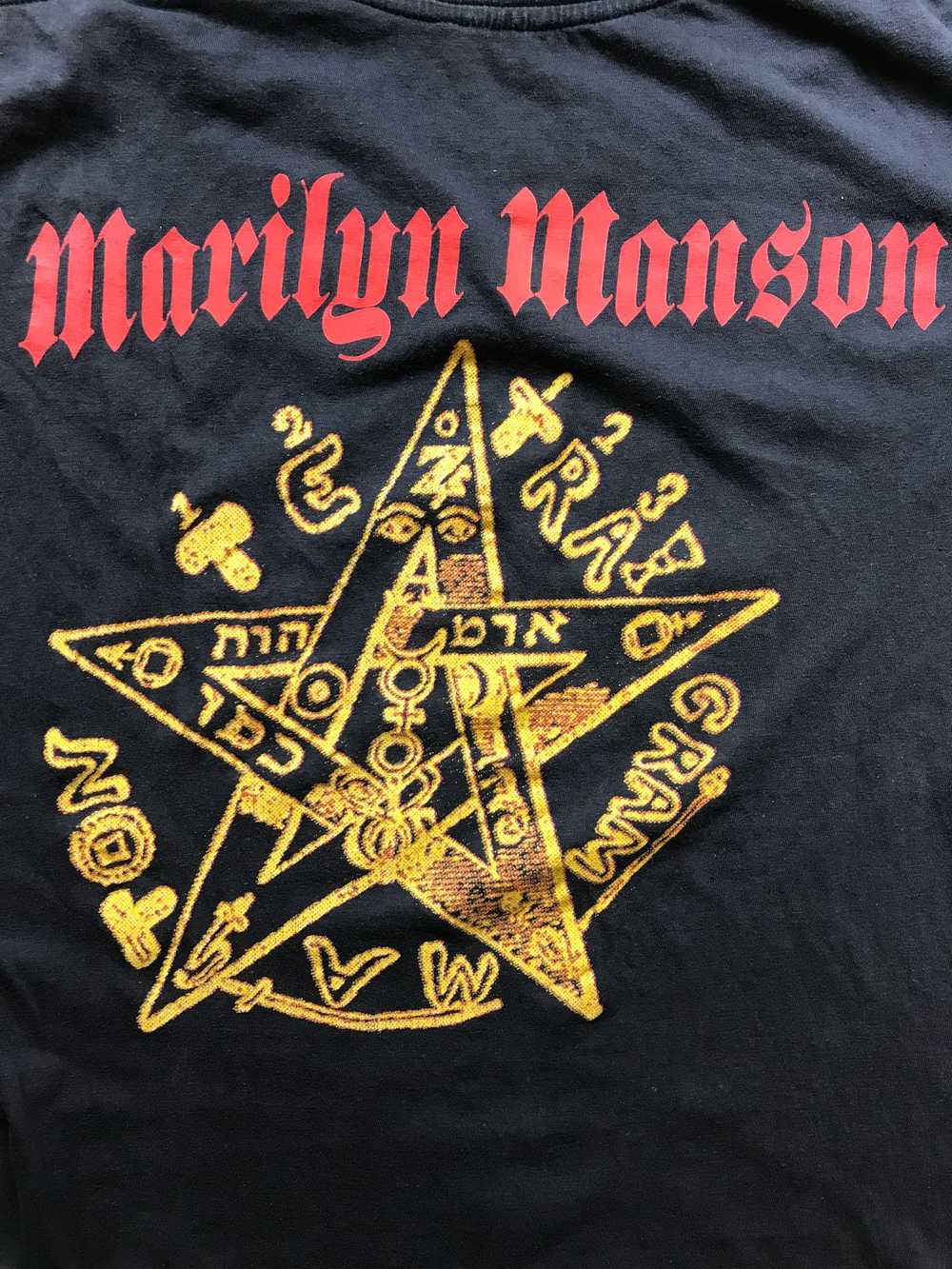 Band Tees × Vintage Vintage rare Marilyn Manson B… - image 7