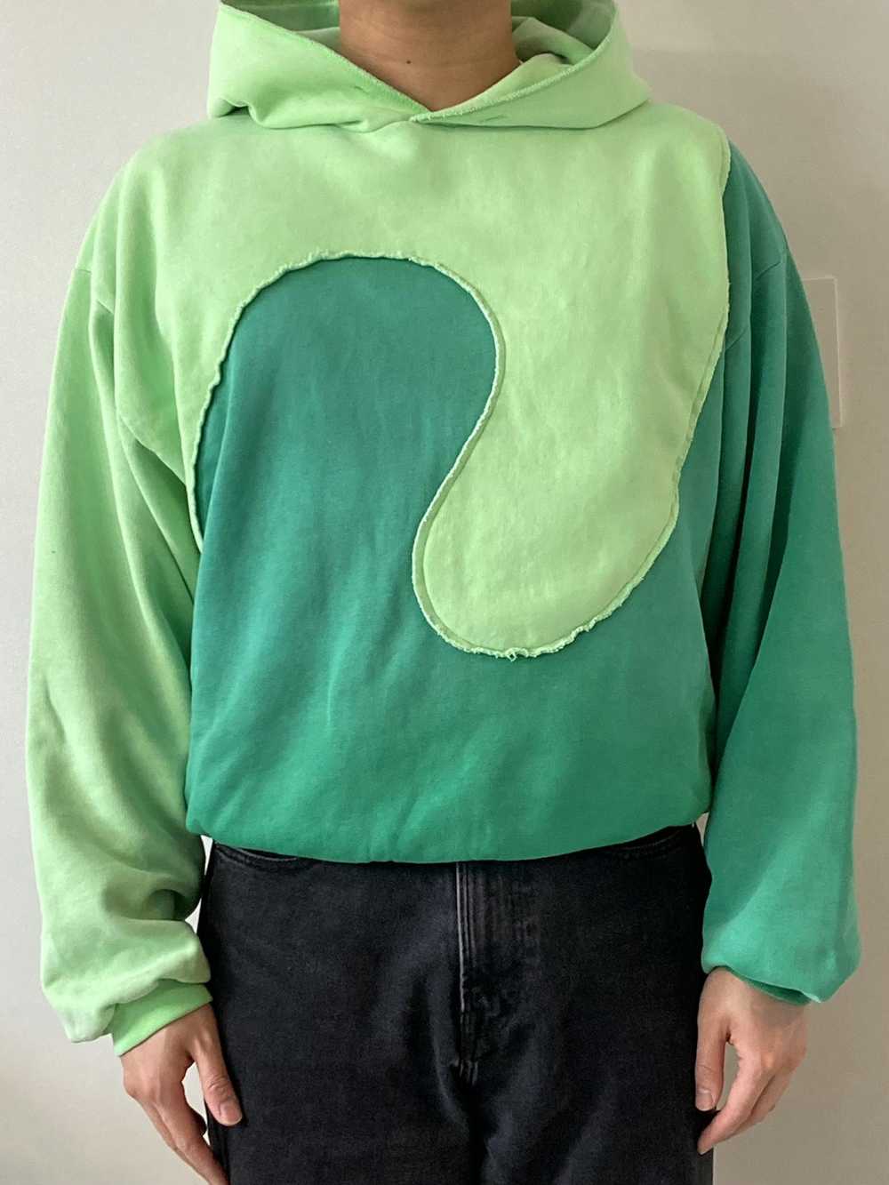 ERL Swirl Hoodie (Green/Green) - image 2
