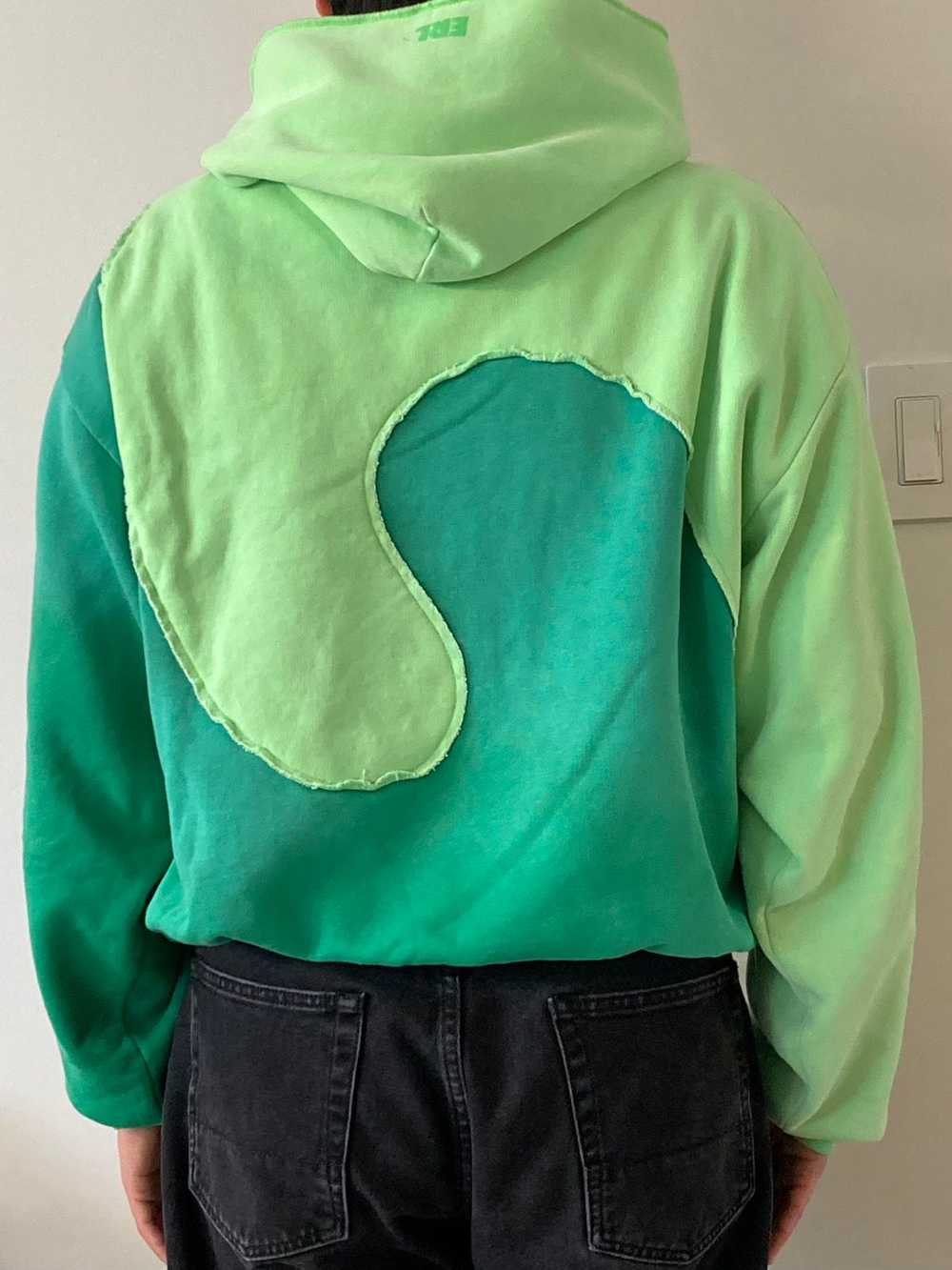 ERL Swirl Hoodie (Green/Green) - image 4