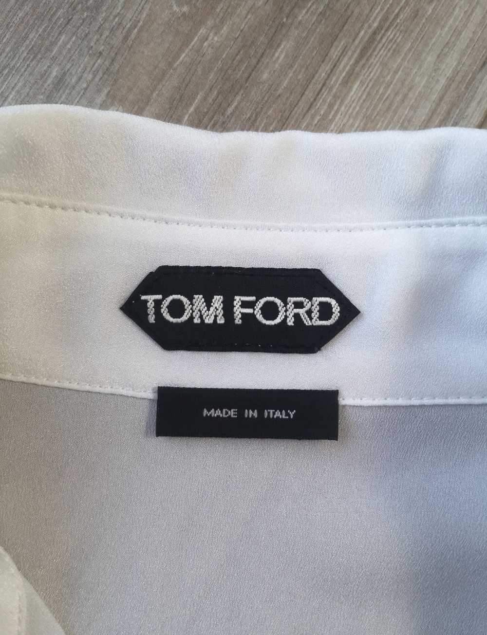 Gucci × Tom Ford TOM FORD Shirt Button Up Silk Po… - image 10