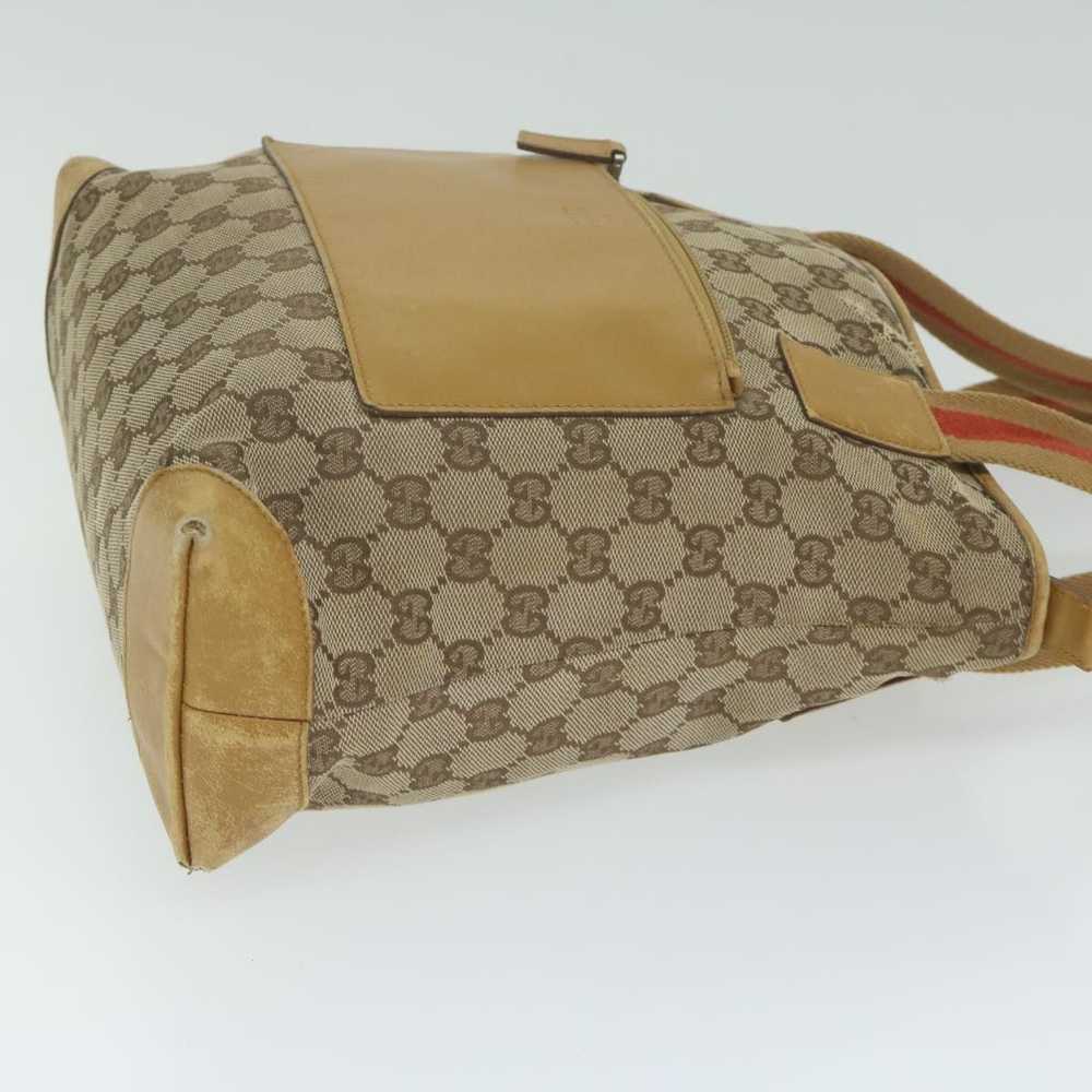 Gucci GUCCI GG Canvas Sherry Line Tote Bag Beige … - image 2