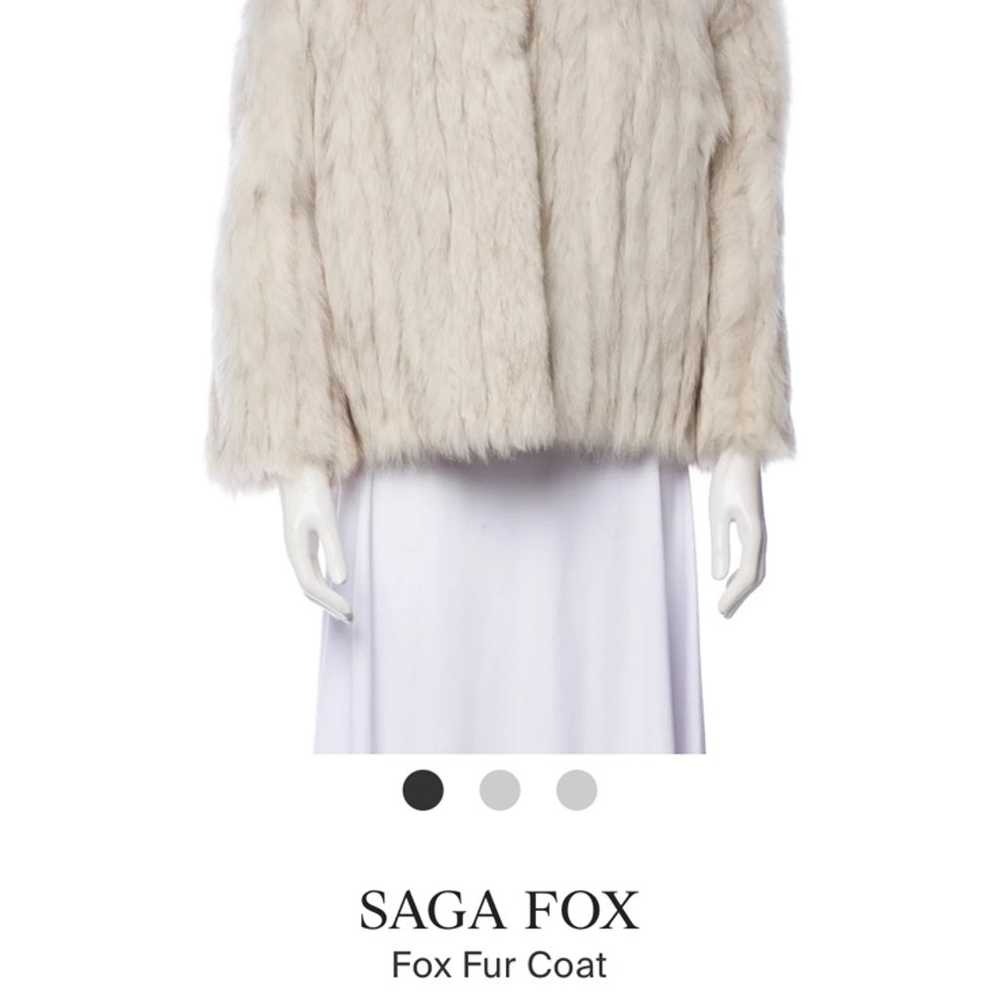 saga fox fur coat - image 1