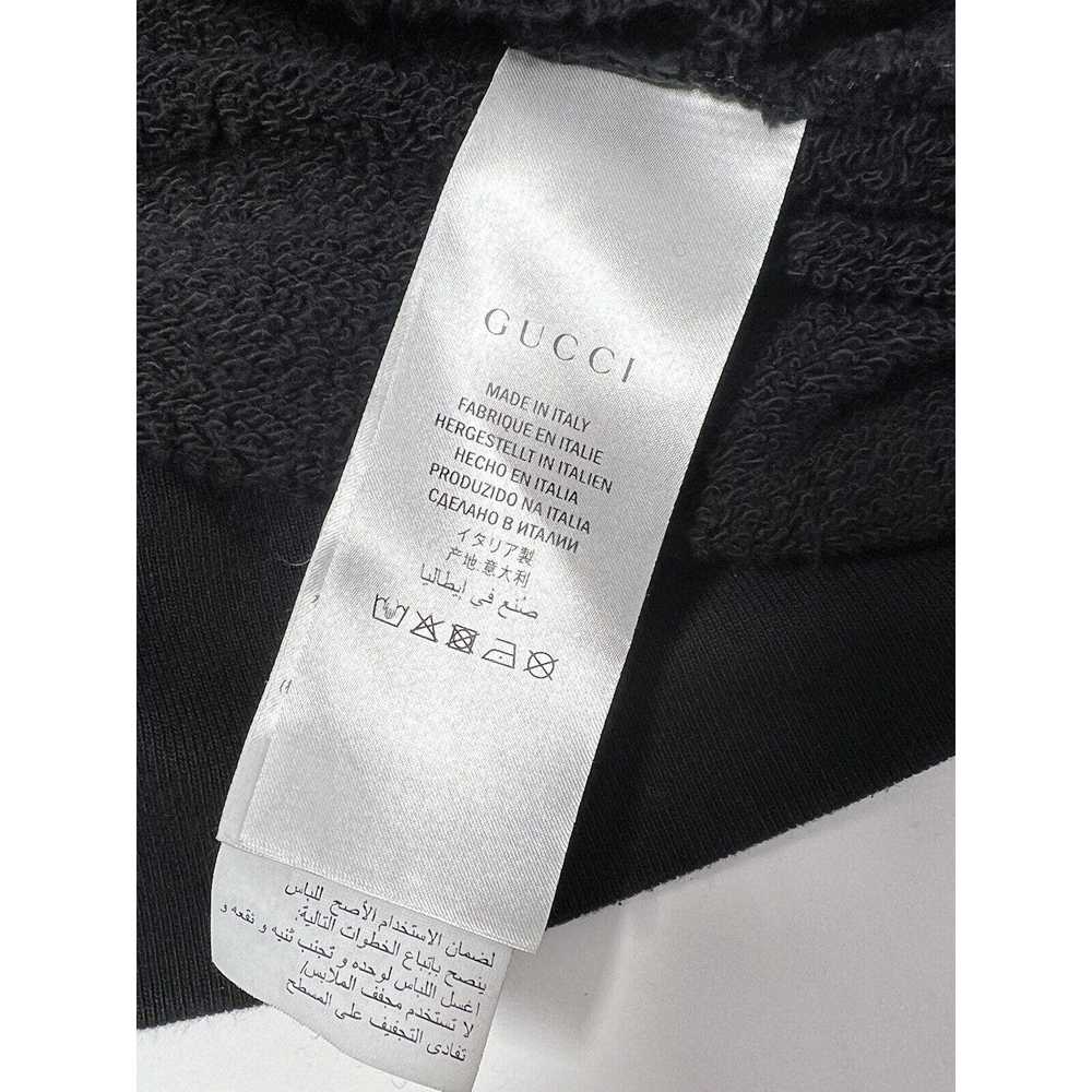 Black NWT Authentic Gucci Mens Black & Hologram R… - image 4