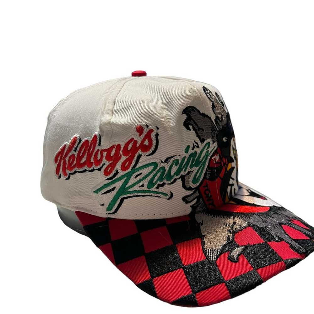 Vtg Tony the Tiger Hat 90s Kellogg's Racing NASCA… - image 4