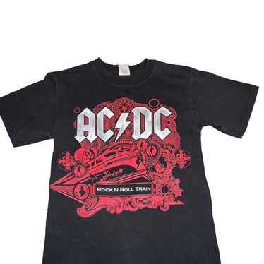 Vintage AC/DC Rock N Roll Train Black Ice 08/09 T… - image 1
