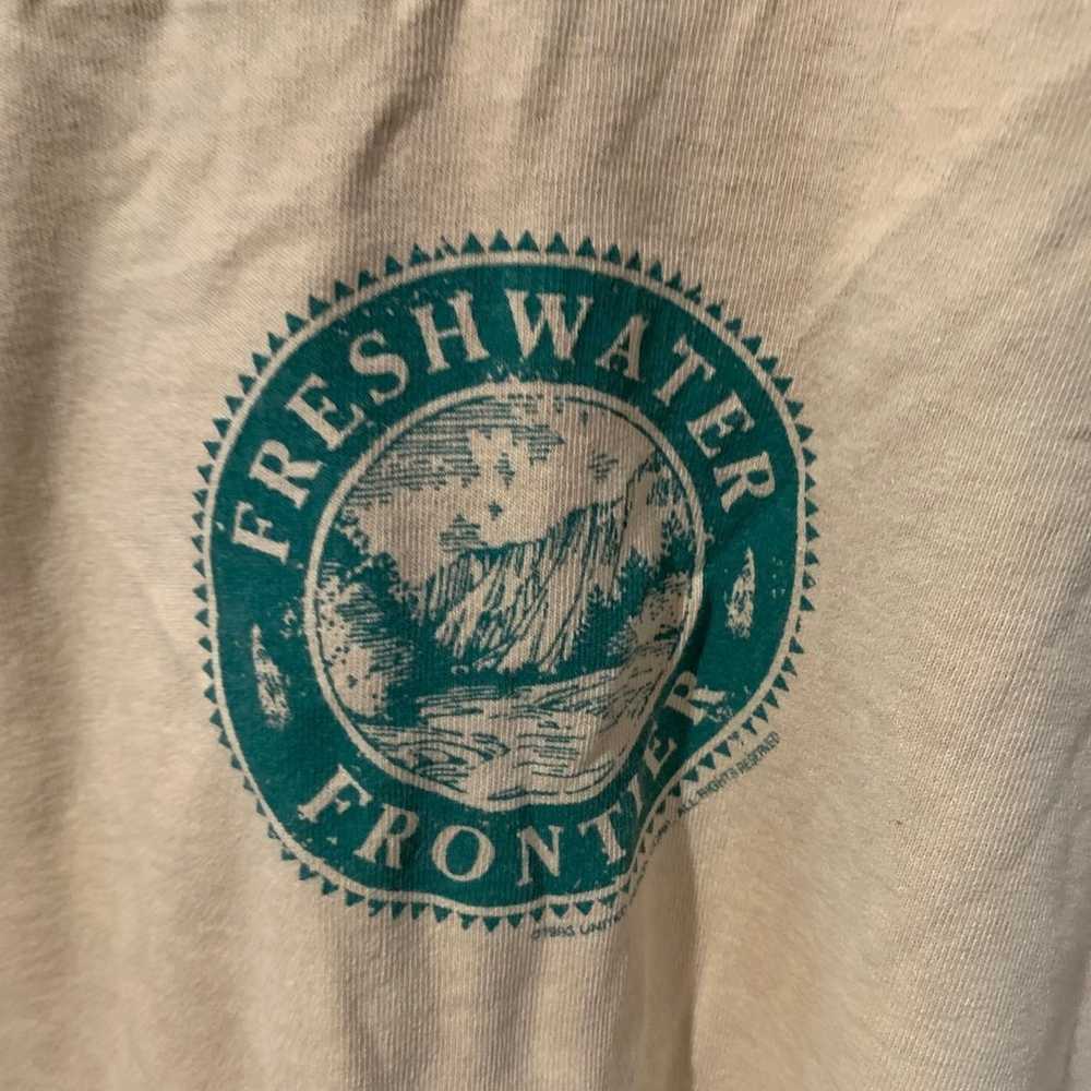 1990s single stitch coho salmon shirt size XL - image 4