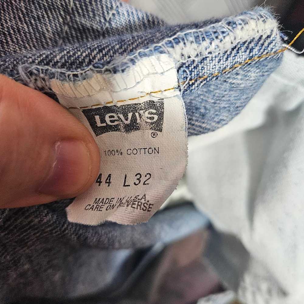 Mens Vintage Levi 540 Acid Washed Jeans size 44 - image 10