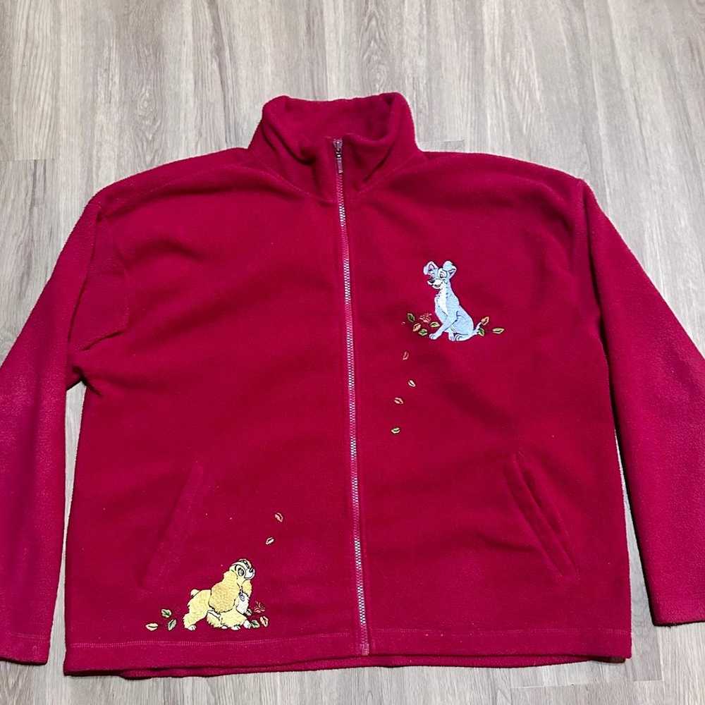 Vintage Disney Lady And The Tramp zip-up - image 1