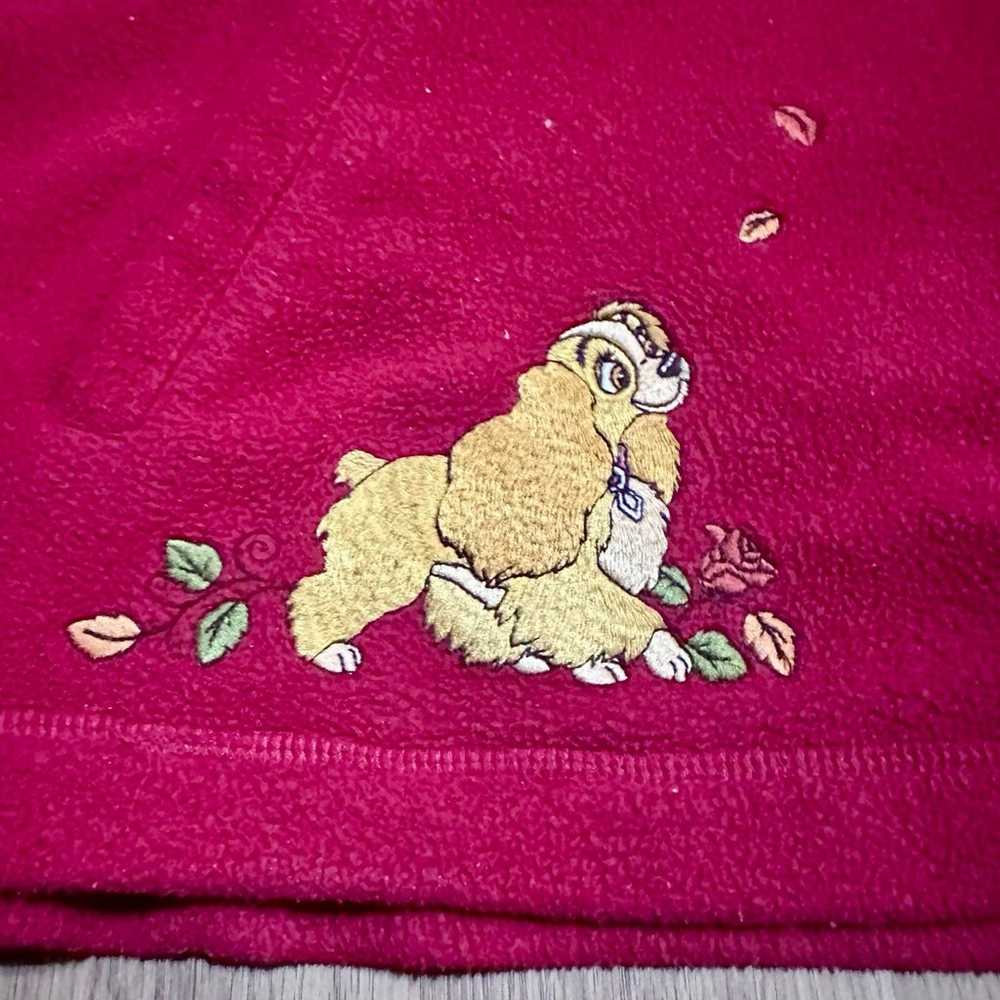 Vintage Disney Lady And The Tramp zip-up - image 3
