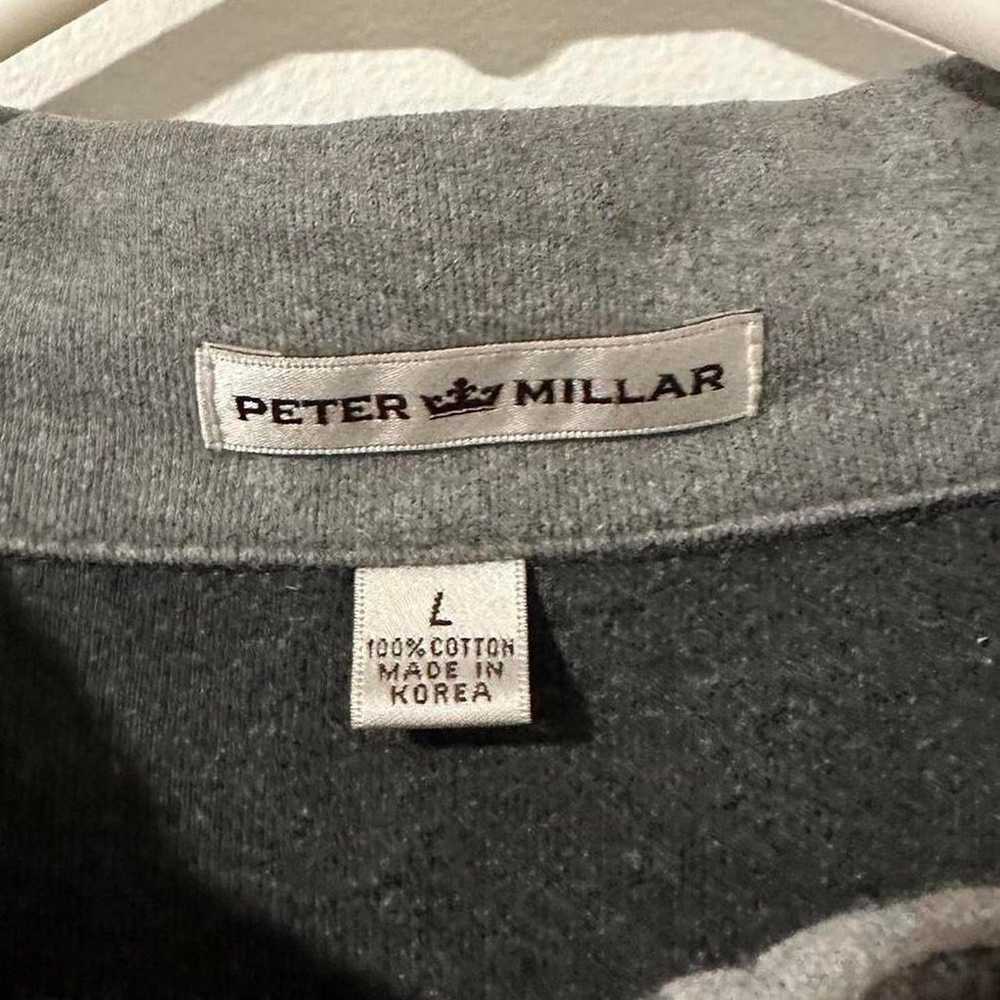 Peter Millar Quarter Zip Sweater LARGE - image 2