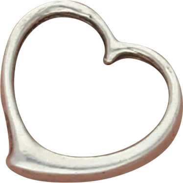 Sterling Silver Dainty Open Heart Pendant