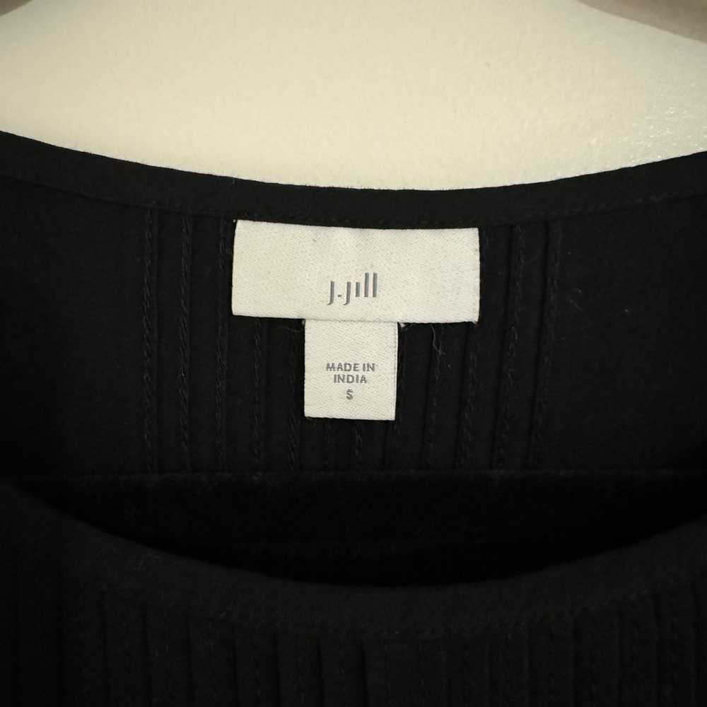 j jill Dress; black. 3/4 sleeve. Mid length. Loos… - image 3