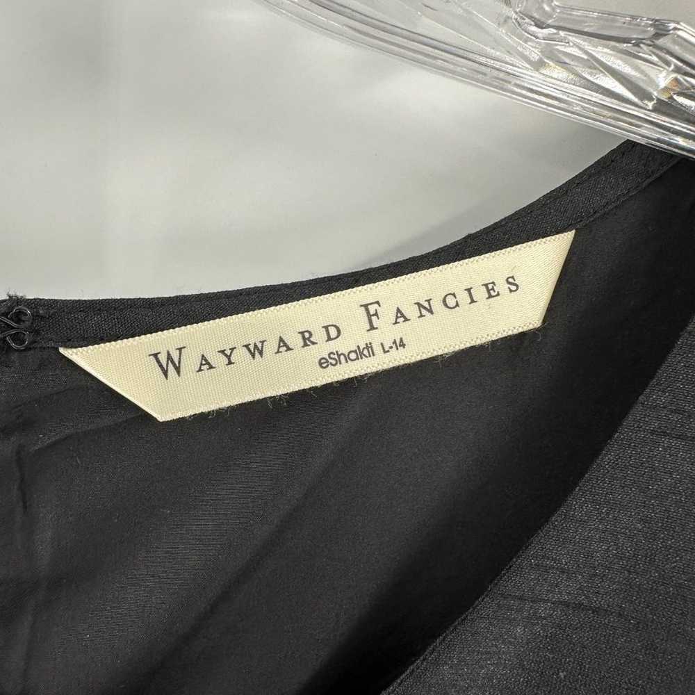Wayward Fancies Black Floral Beaded Sequin Sleeve… - image 6
