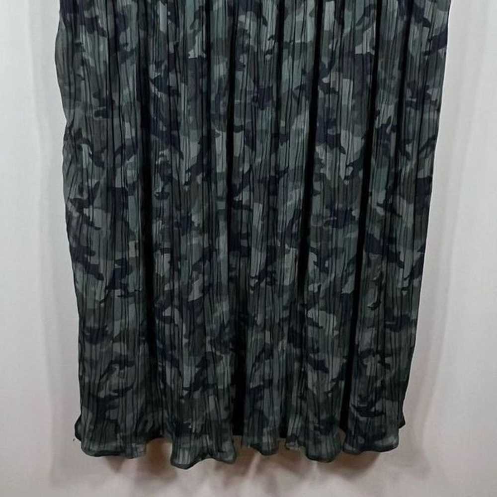 Lane Bryant Camouflage Micro Pleated Lined Dress - image 3