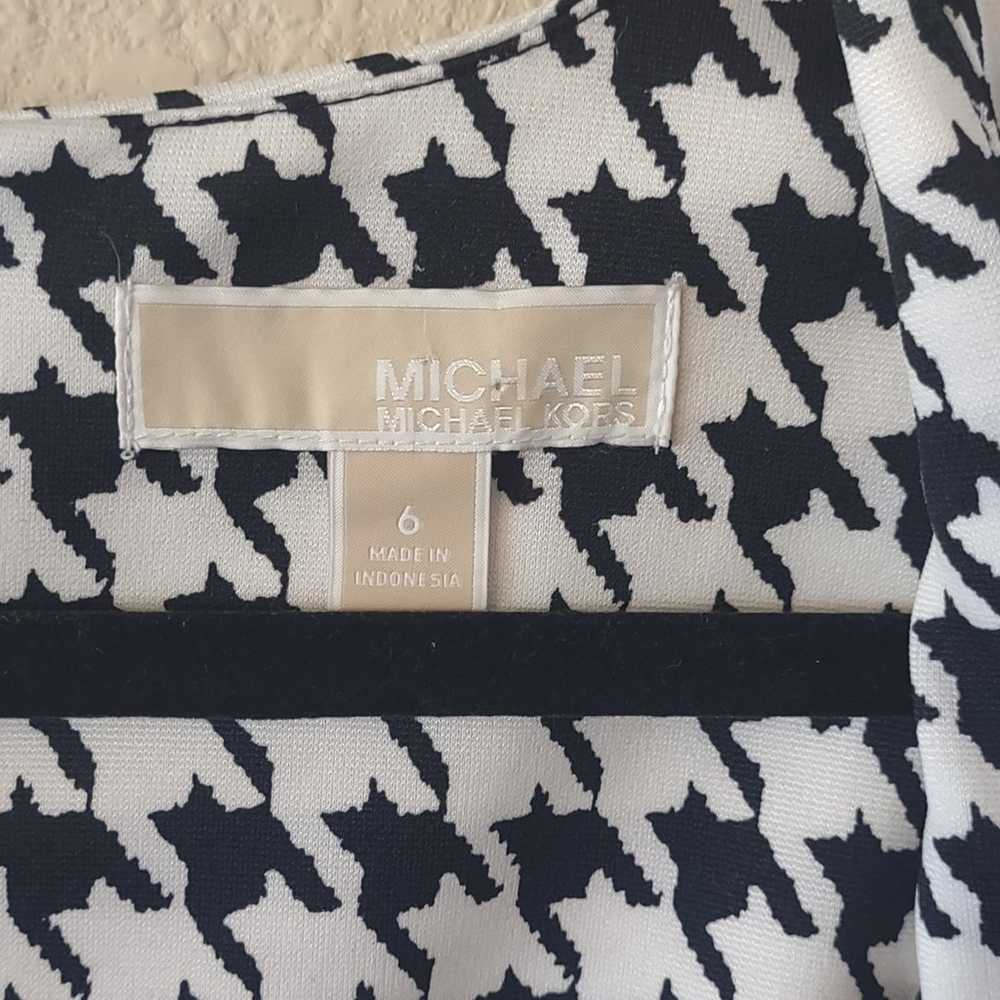 Michael Kors Sleeveless Dress Houndstooth pattern… - image 3