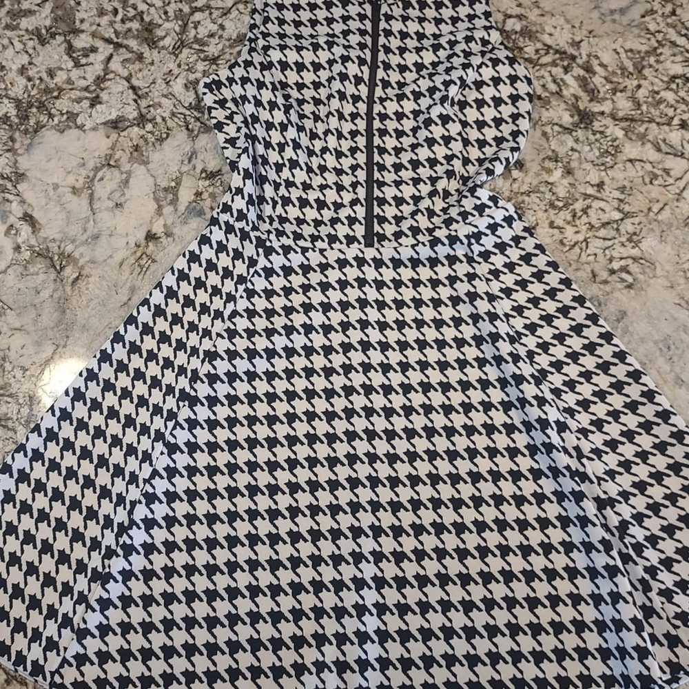 Michael Kors Sleeveless Dress Houndstooth pattern… - image 4