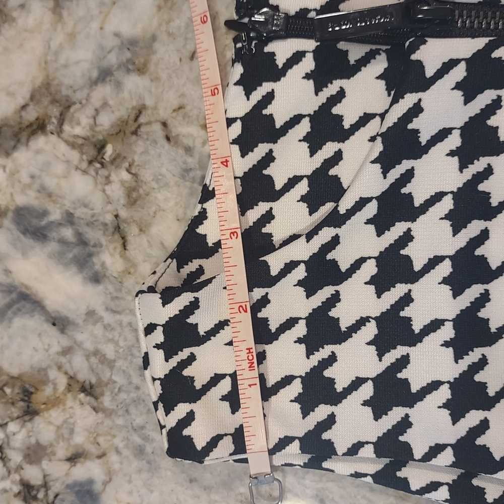 Michael Kors Sleeveless Dress Houndstooth pattern… - image 6