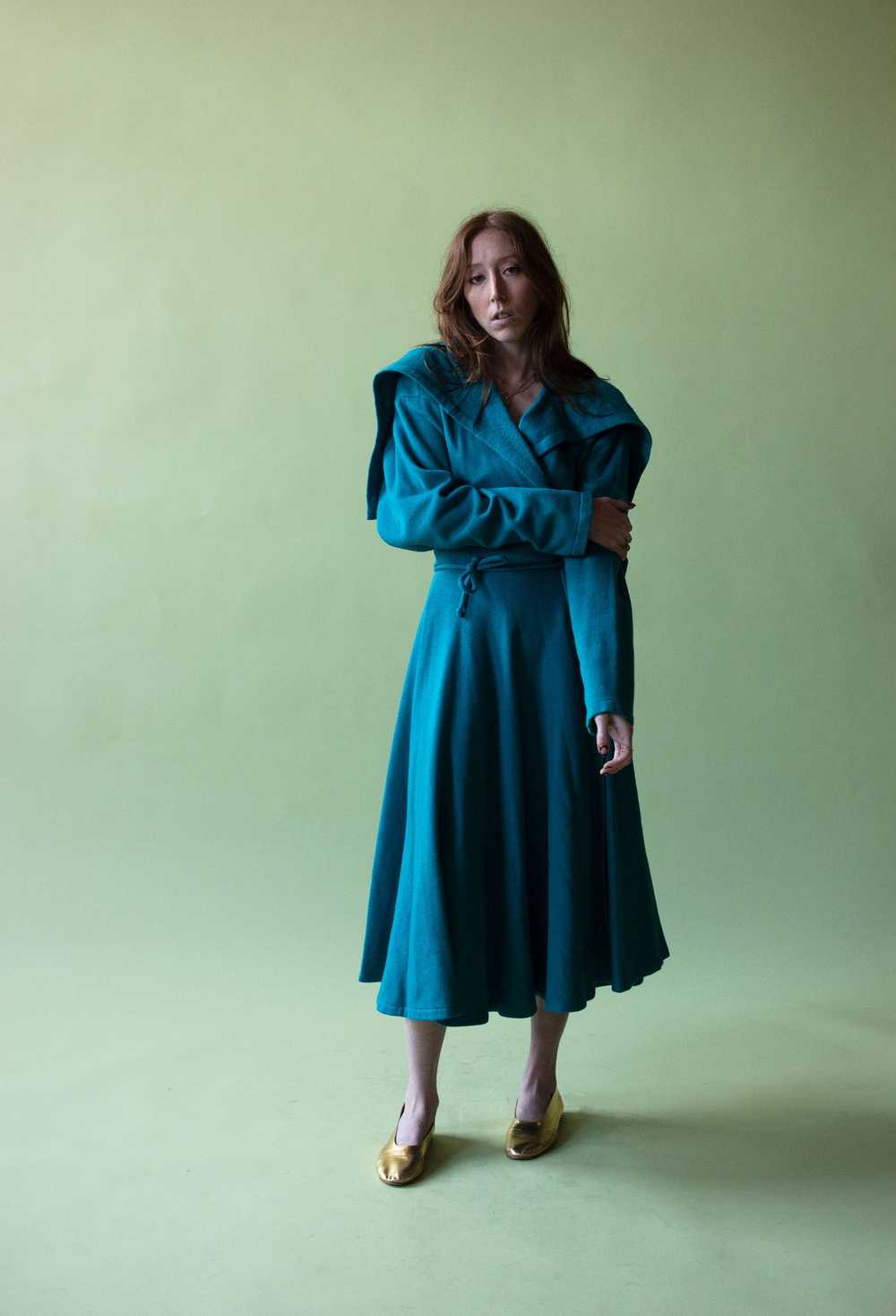 1980s Sweatshirt Coat / Dress | Norma Kamali - image 1