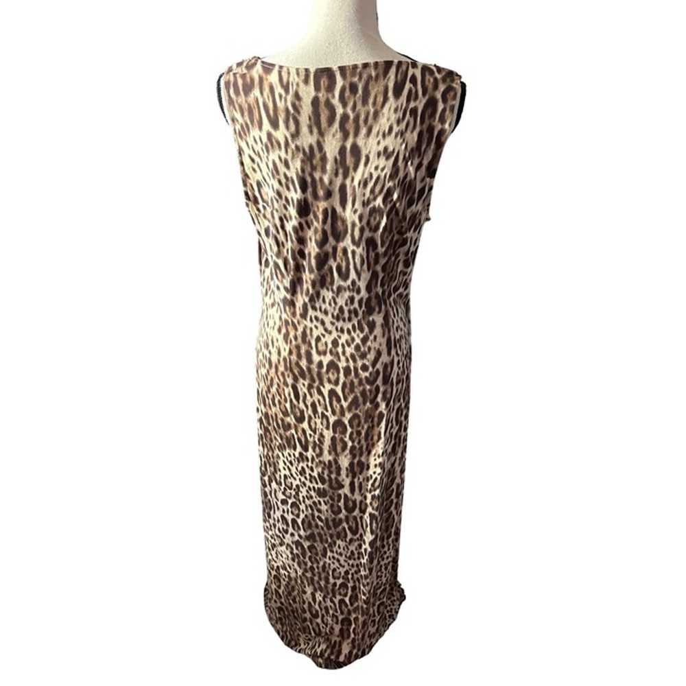 Tommy Bahama Dress Maxi Leopard Print Sleeveless … - image 6