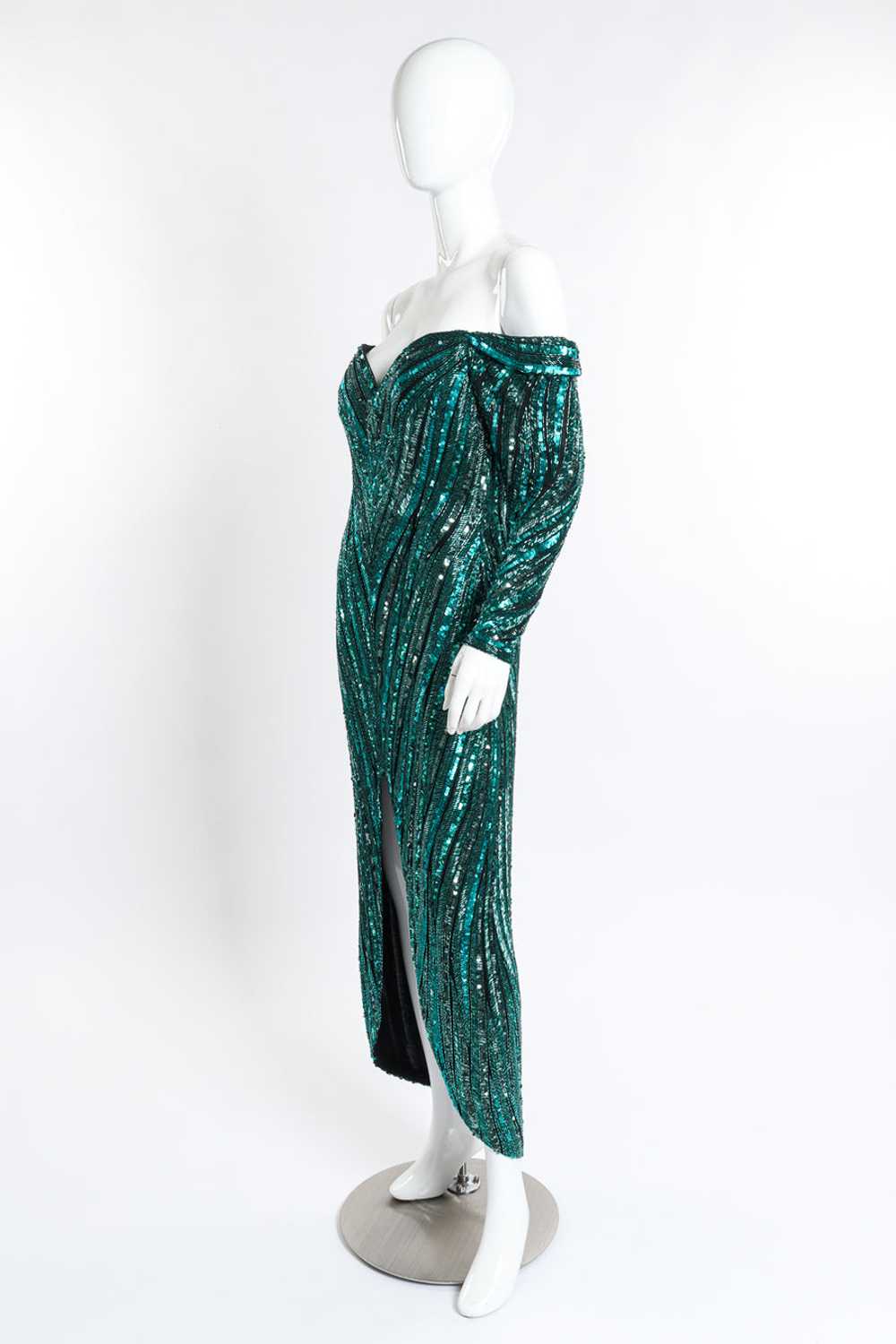 BOB MACKIE Beaded Sweetheart Gown - image 2