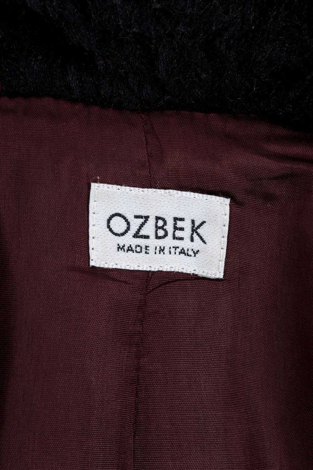 OZBEK Faux Fur Trim Tapestry Coat - image 10