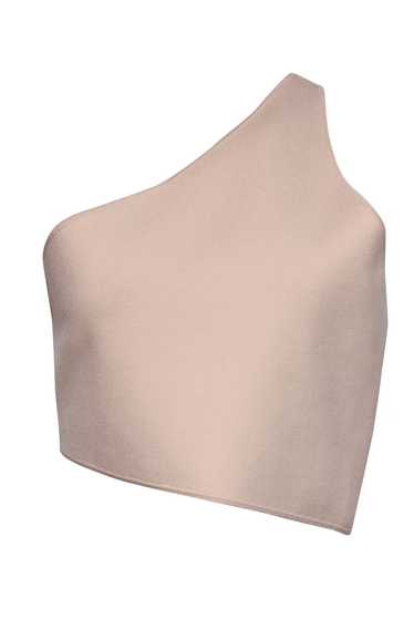 A.L.C. - Beige Knit One Shoulder Asymmetrical Top… - image 1