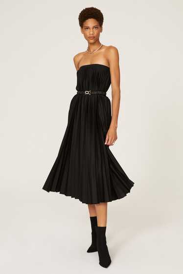Mossi Pleated Strapless Dress