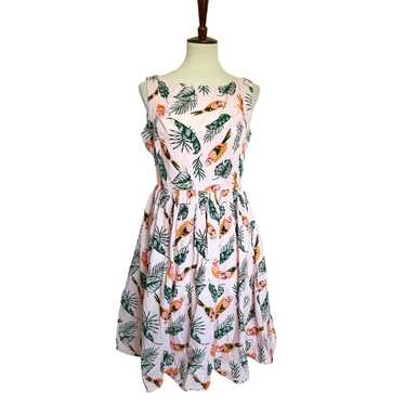 Saint Geraldine Tropical Parrot Print Dress