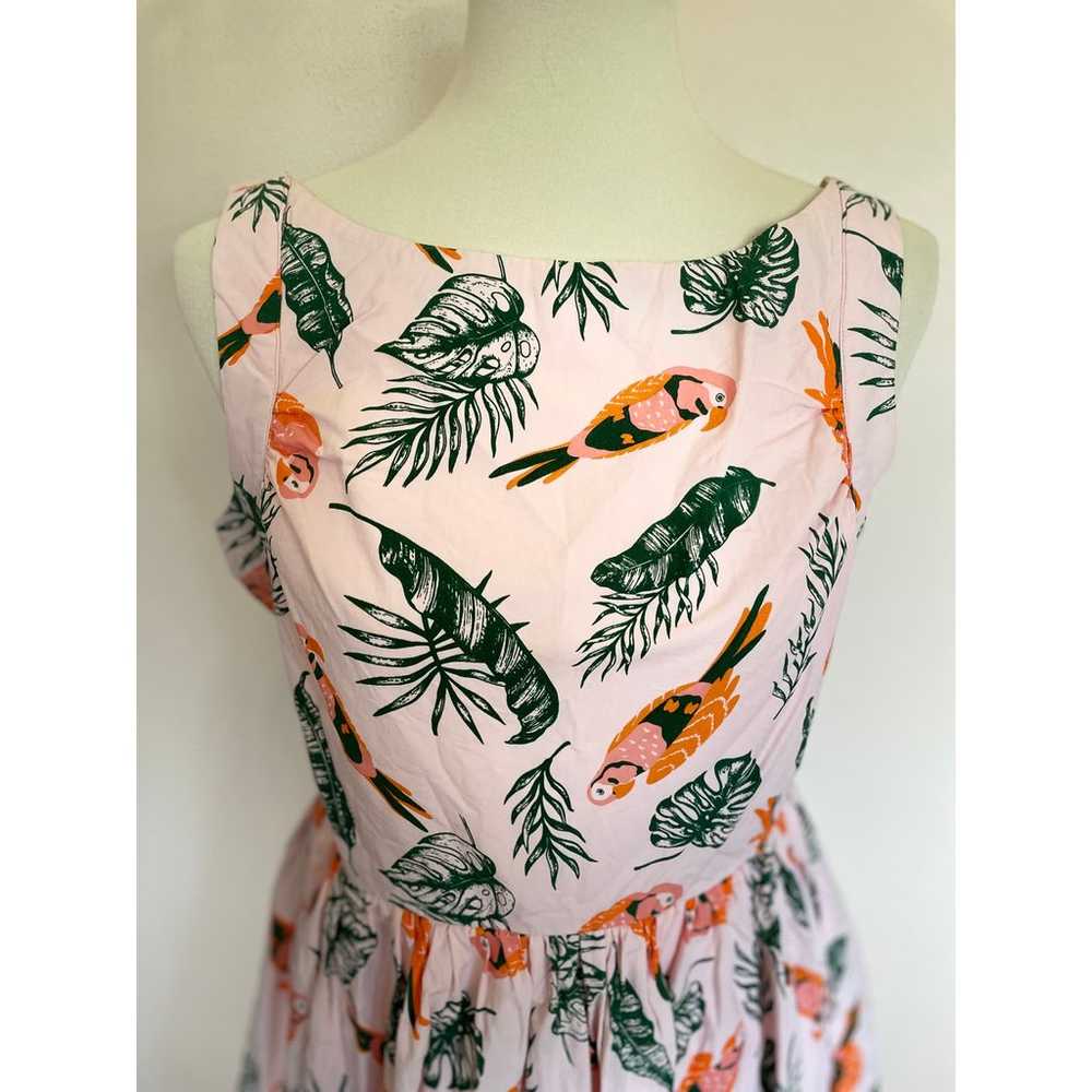 Saint Geraldine Tropical Parrot Print Dress - image 3