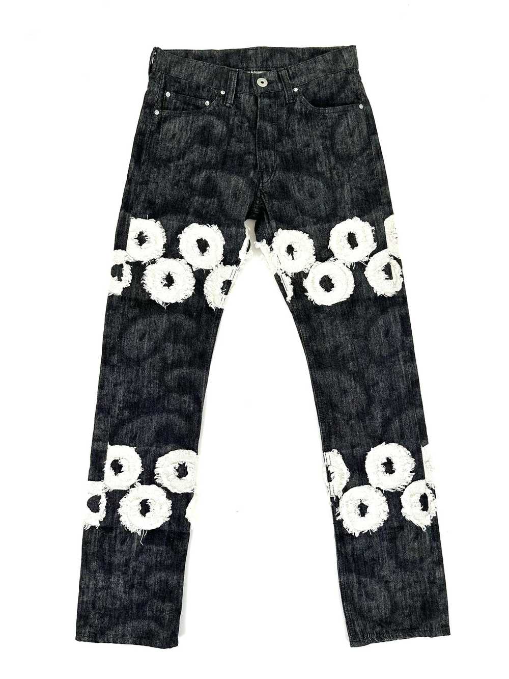 2011 Issey Miyake Archive Embroidered Jeans - image 1