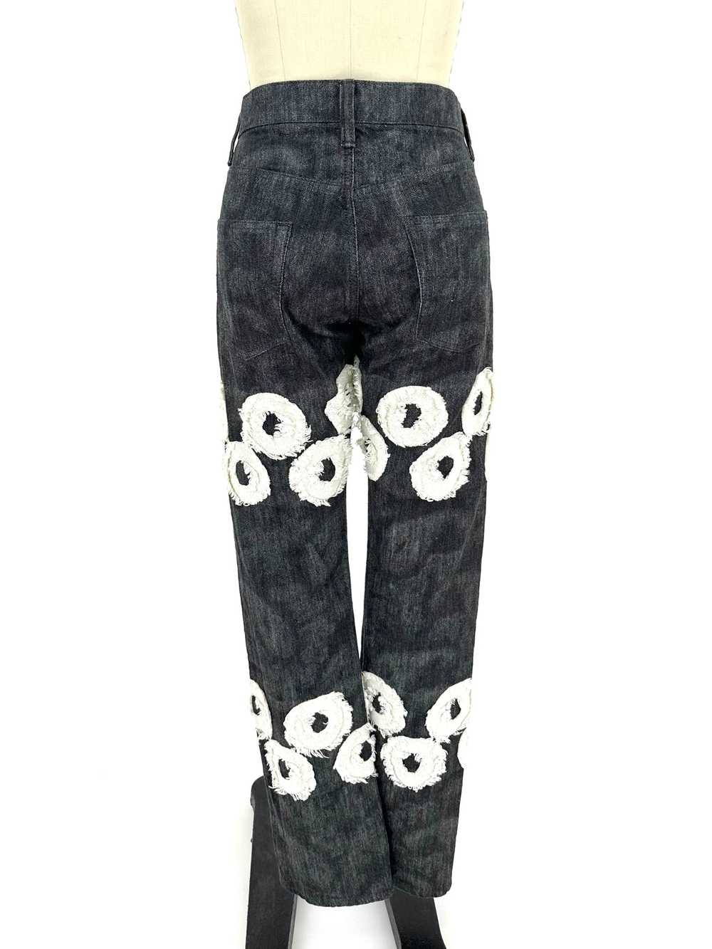 2011 Issey Miyake Archive Embroidered Jeans - image 3