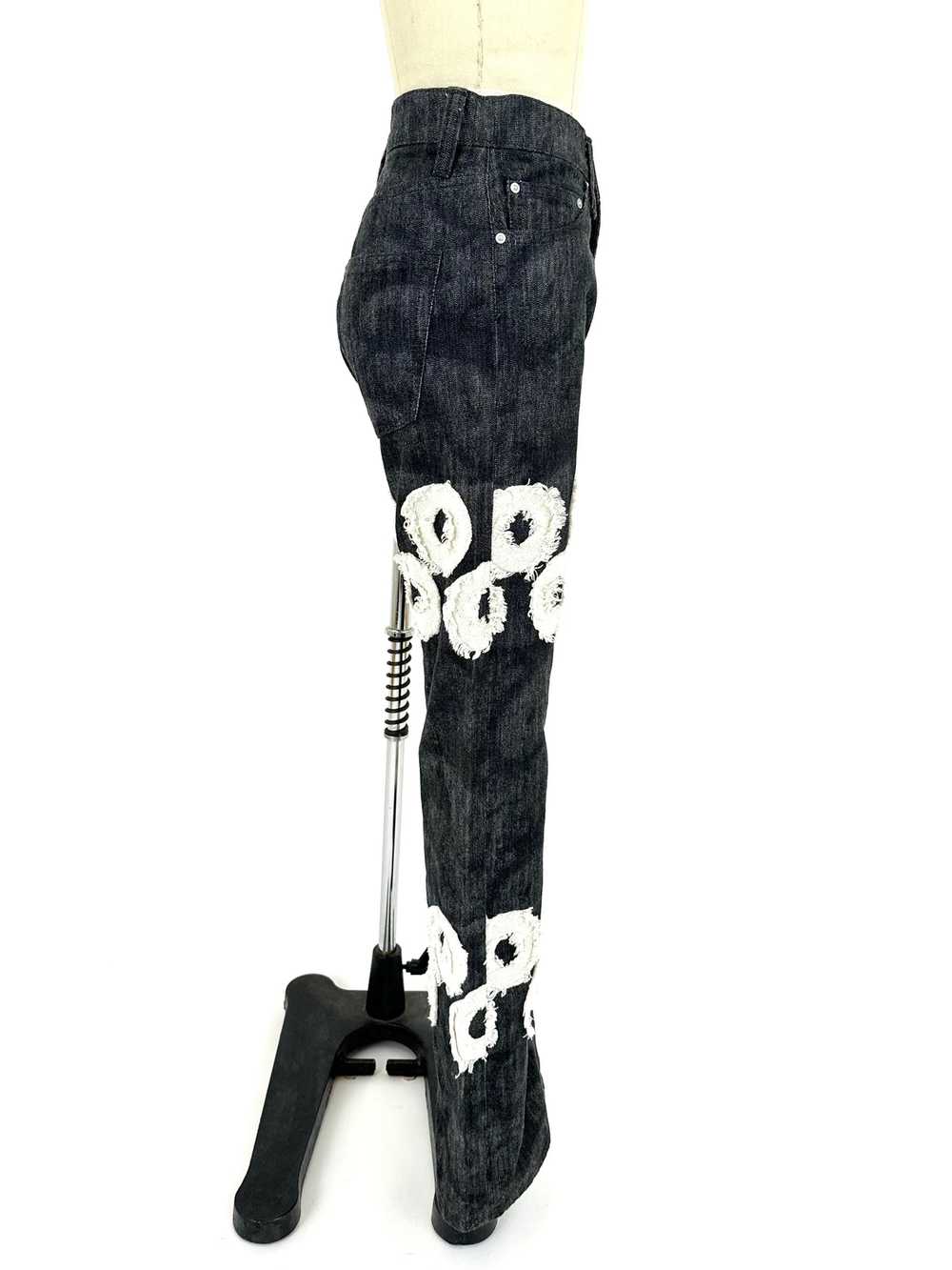 2011 Issey Miyake Archive Embroidered Jeans - image 4