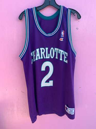 NBA CHARLOTTE HORNETS #2 LARRY JOHNSON BASKETBALL 