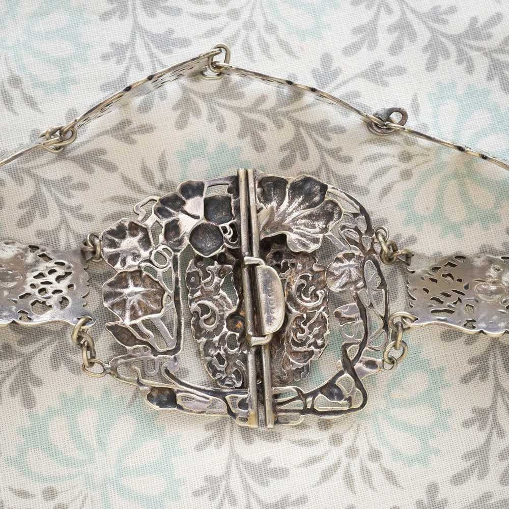 Antique Italian Silver Plated Belt - image 3