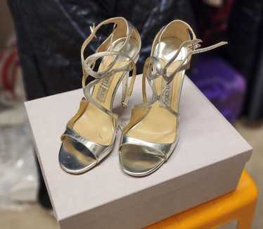 【希少】Jimmy Choo Lang ベージュ Jimmy choo lang 38 - Gem