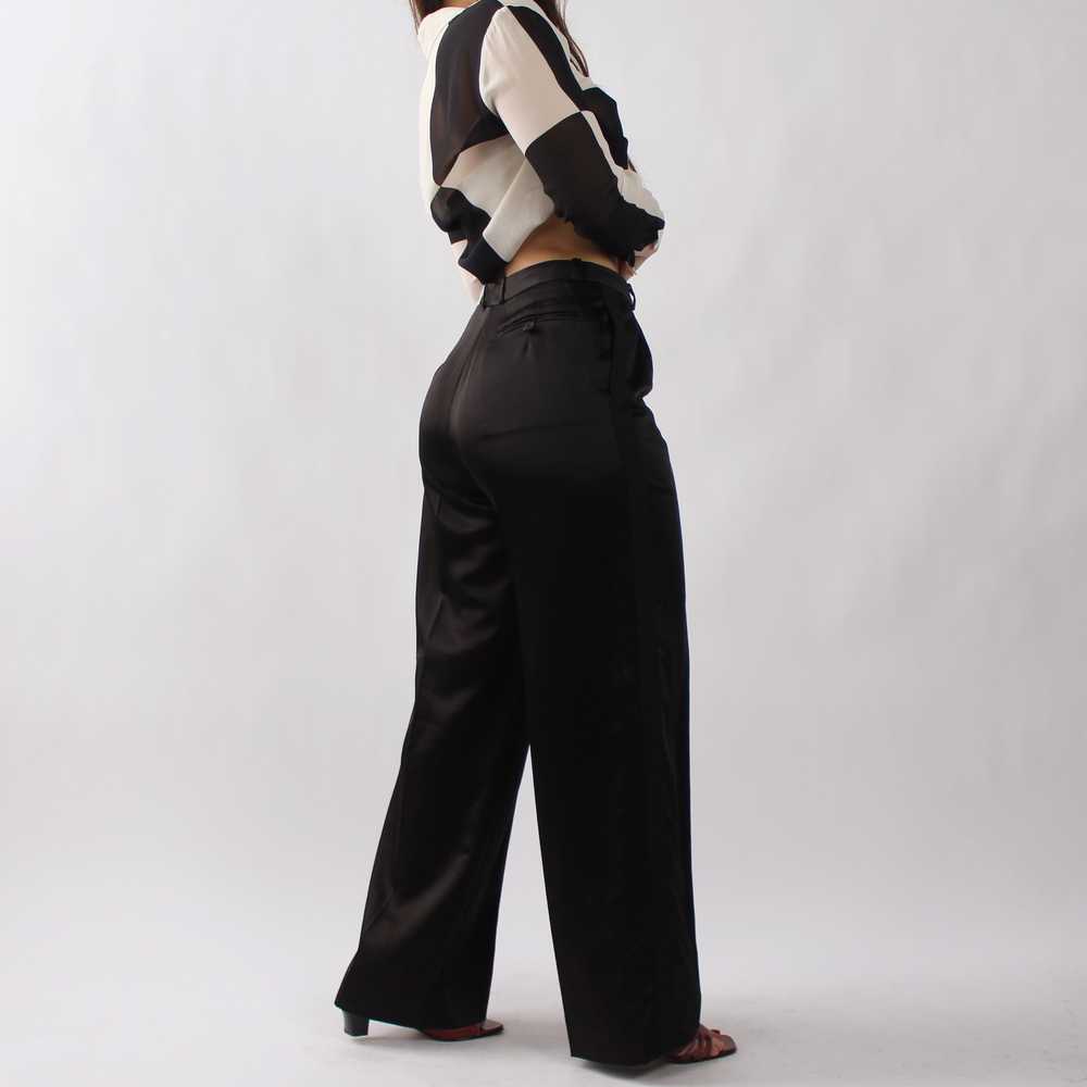 Vintage Givenchy Satin Trousers - W28 - image 2