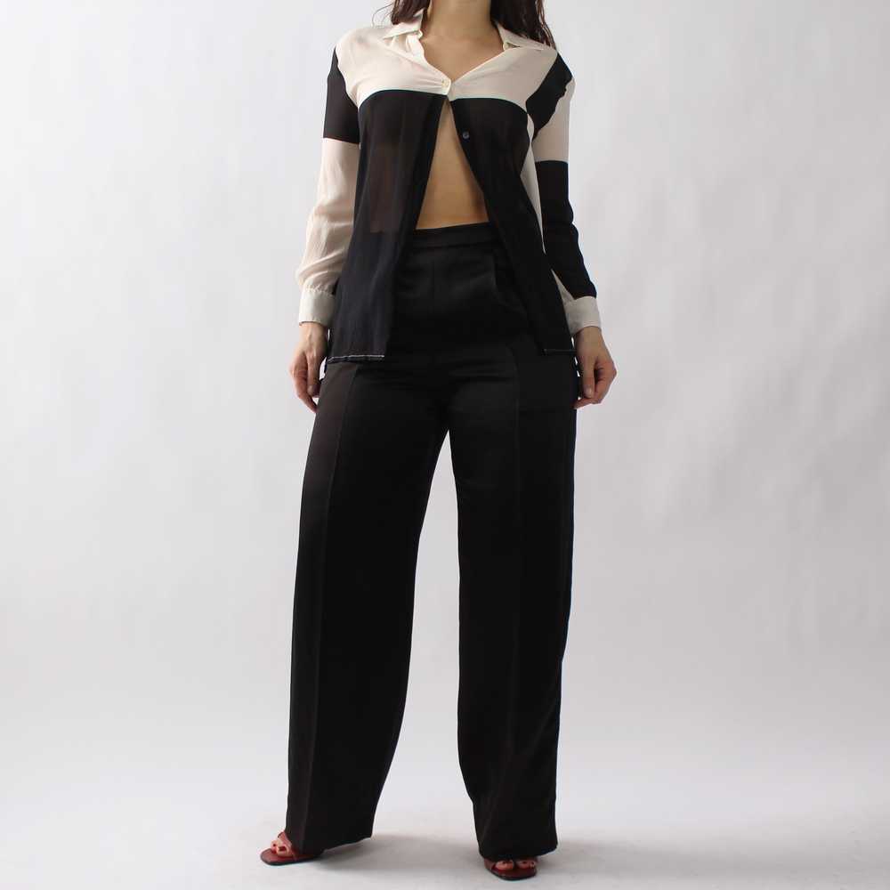 Vintage Givenchy Satin Trousers - W28 - image 3