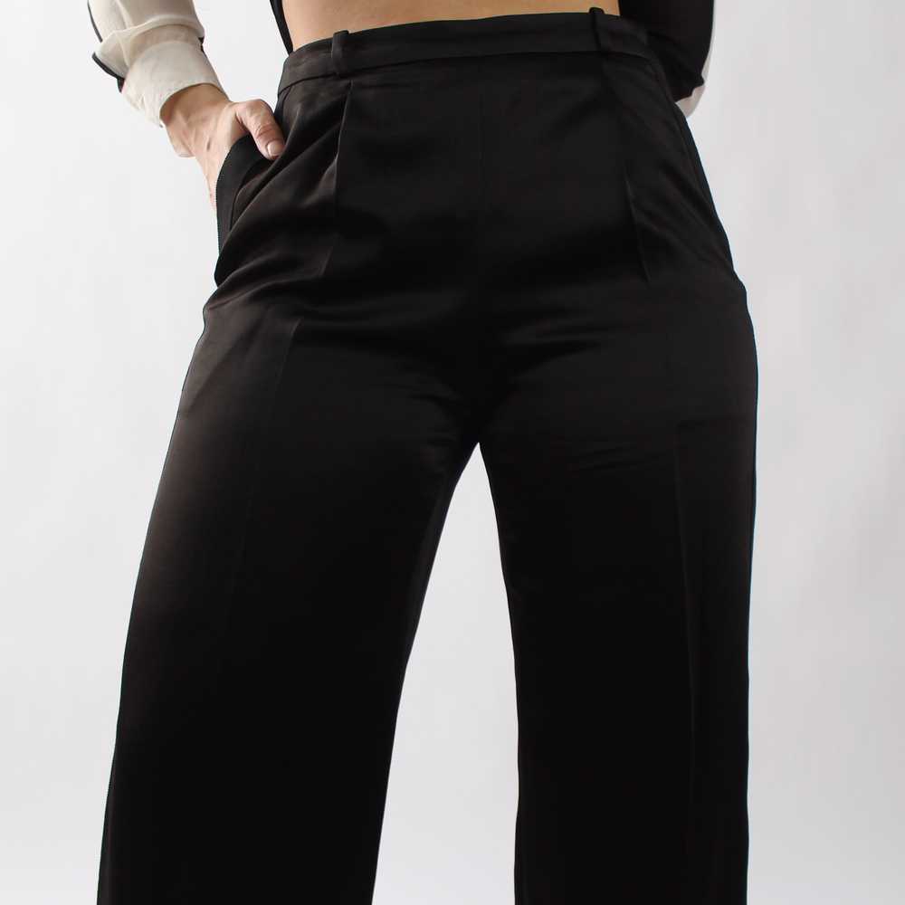 Vintage Givenchy Satin Trousers - W28 - image 5