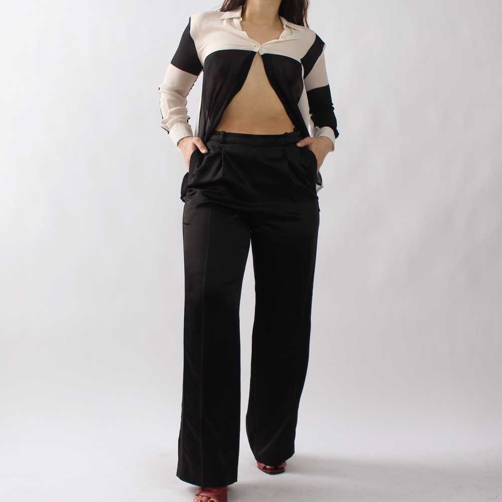 Vintage Givenchy Satin Trousers - W28 - image 8