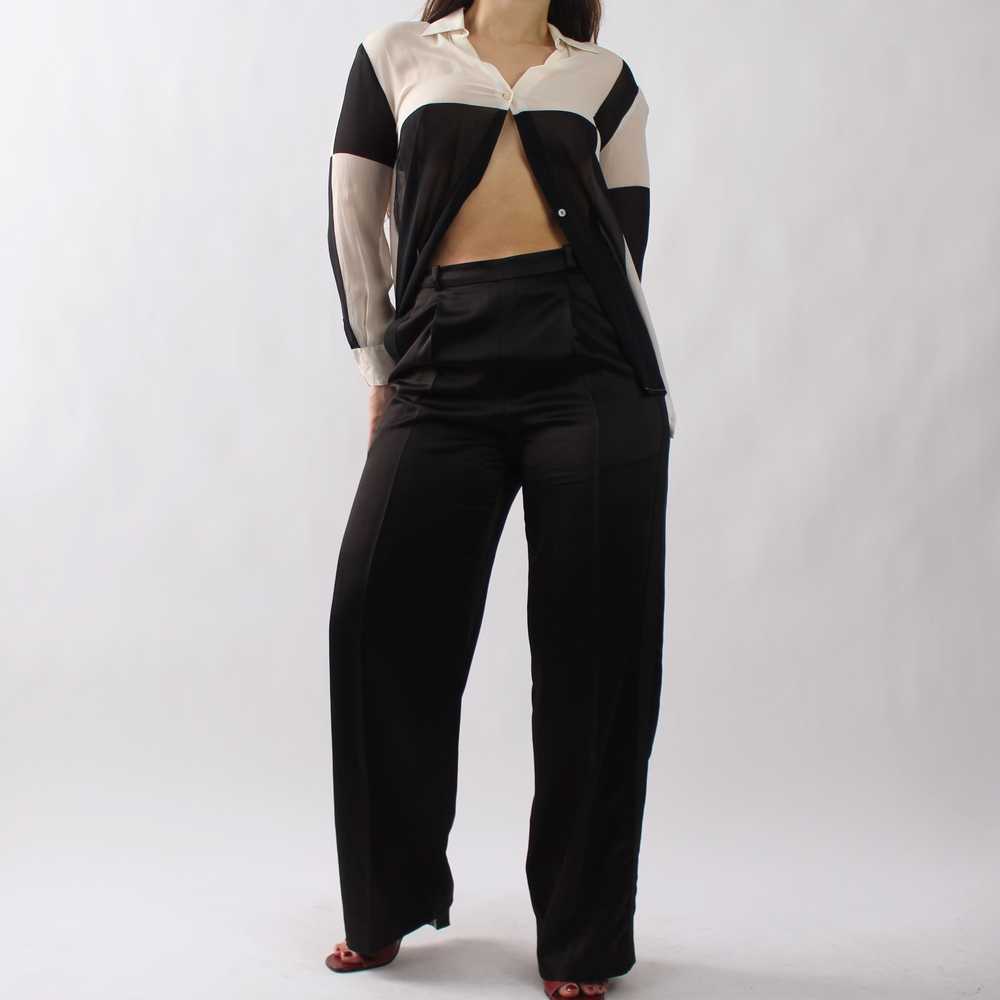 Vintage Givenchy Satin Trousers - W28 - image 9