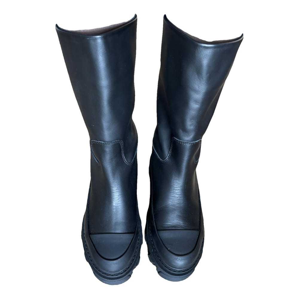 Ganni Leather biker boots - image 2