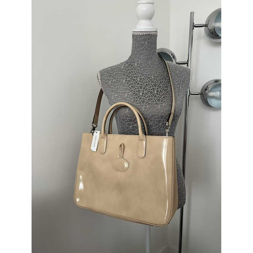 Longchamp Roseau patent leather crossbody bag - image 3