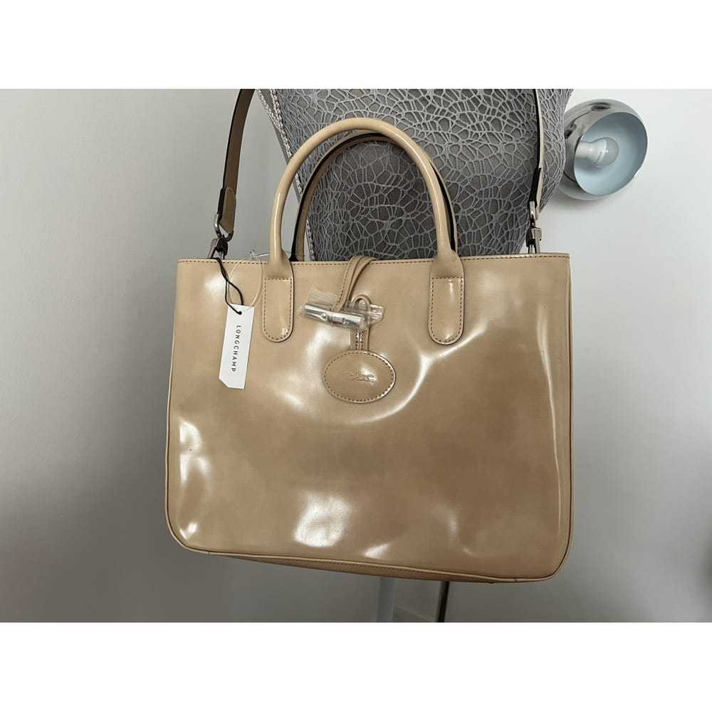 Longchamp Roseau patent leather crossbody bag - image 8