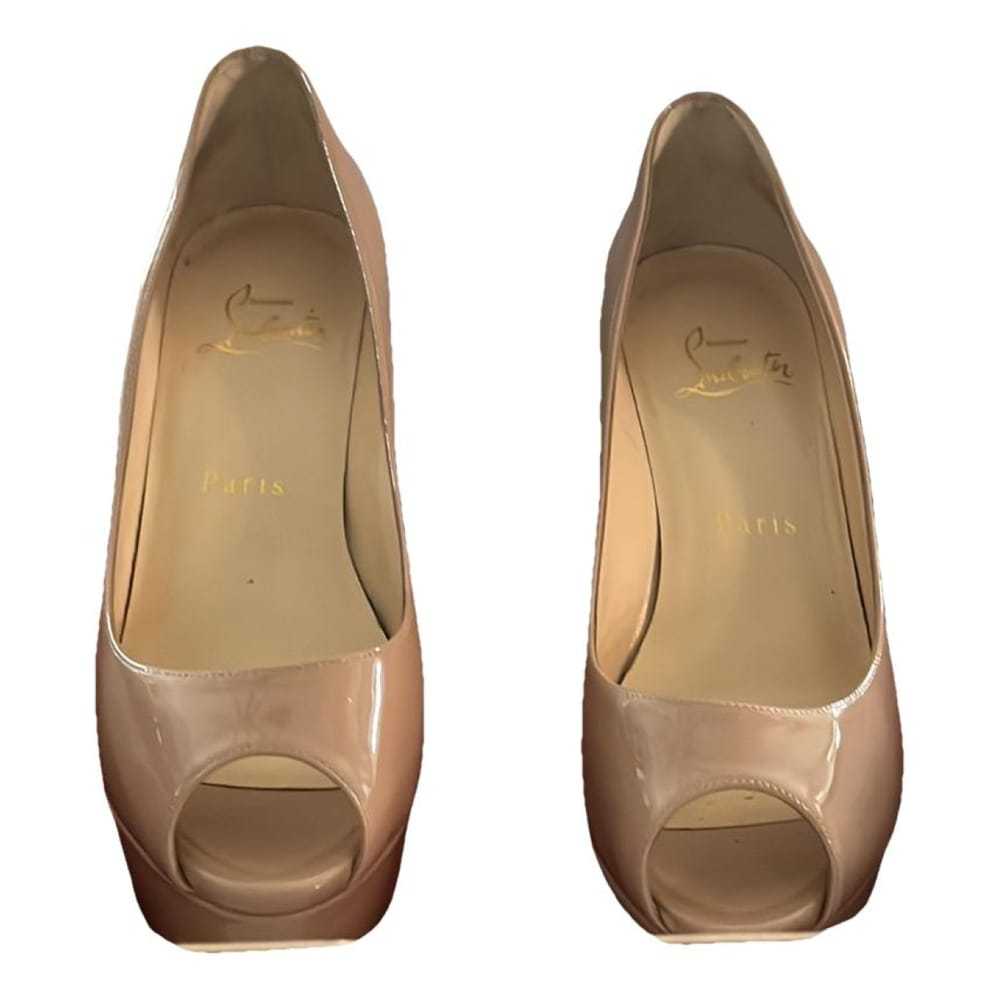 Christian Louboutin Lady Peep patent leather heels - image 1