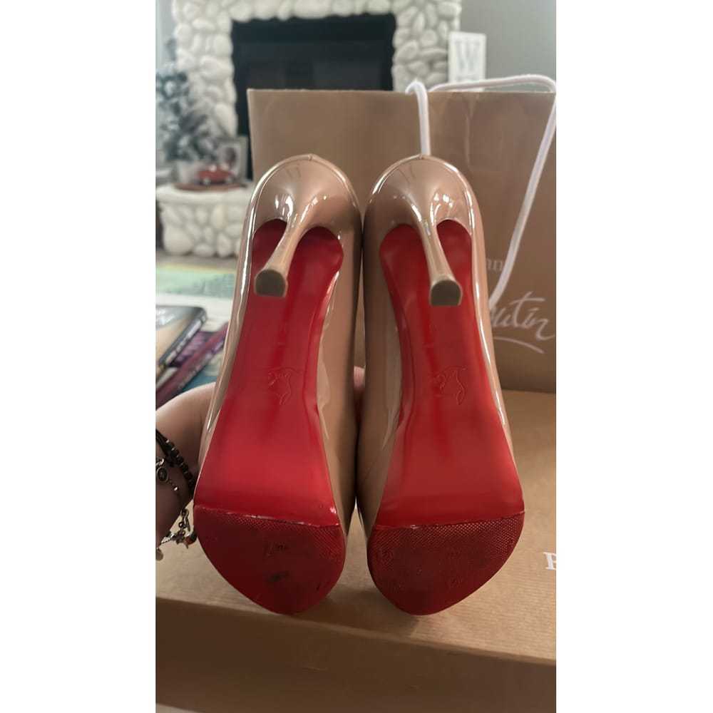 Christian Louboutin Lady Peep patent leather heels - image 2