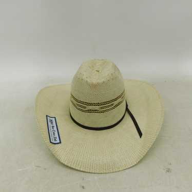 VNTG Twister Weaved Hand Made Cowboy Hat The Cow … - image 1